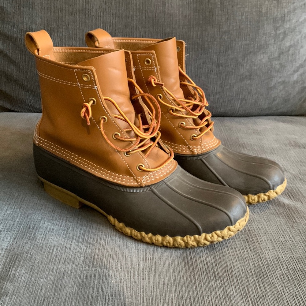 L.L. Bean Duck Boots 8”, size 13